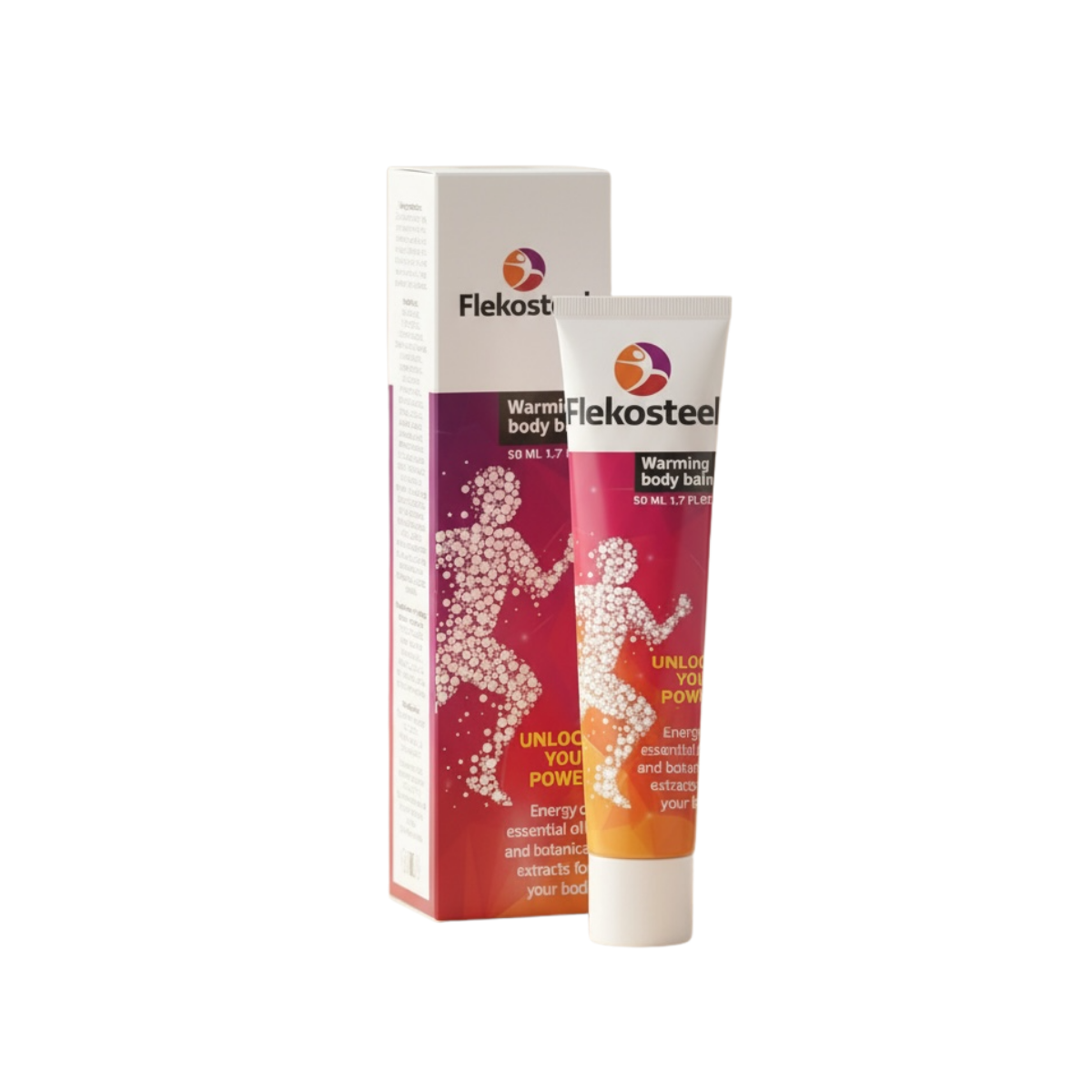 FLEKOSTEEL Bálsamo Corporal para músculos y articulaciones Efecto Calor - 50 ml